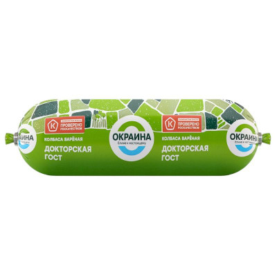 Изображение товара Колбаса Окраина Докторская, 400г