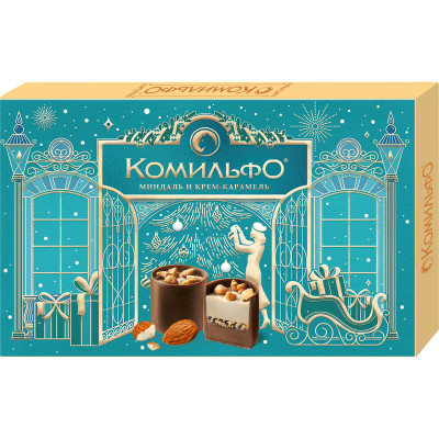 Изображение товара Конфеты Комильфо Крем Миндаль шоколадные, 116г