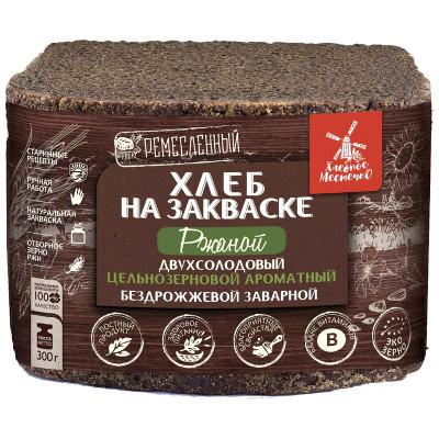 Изображение товара Хлеб Хлебное Местечко Ржаной, 300г