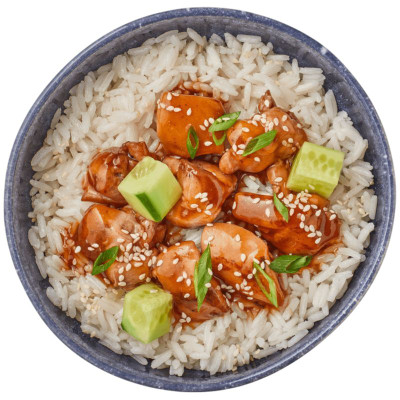 Изображение товара Курица терияки на рисе Перекрёсток Select, 215г