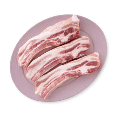 Изображение товара Ребрышки Duroc с грудинки из мраморной свинины