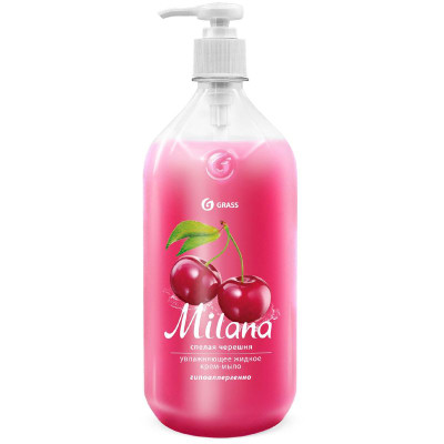 Изображение товара Крем-мыло Grass Milana Спелая Черешня, 1л