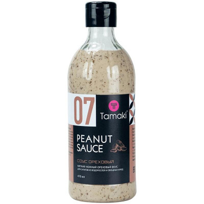 Изображение товара Соус Tamaki ореховый на основе растительных масел, 470мл