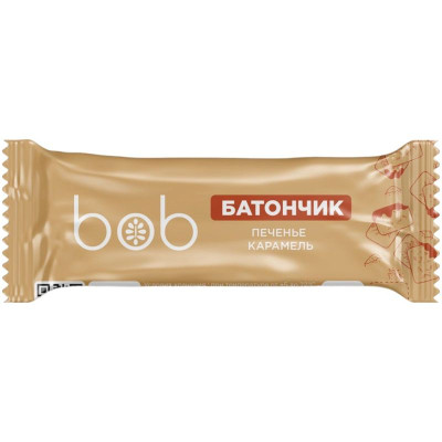 Изображение товара Батончик bob Печенье с карамелью глазированный, 45г