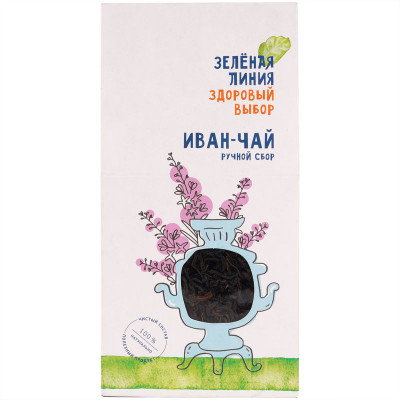 Изображение товара Напиток чайный Иван-чай ферментированный Зелёная Линия, 60г