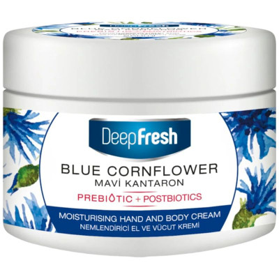 Изображение товара Крем Deep Fresh Prebiotics Blue Cornflower увлажняющий для рук и тела, 250мл