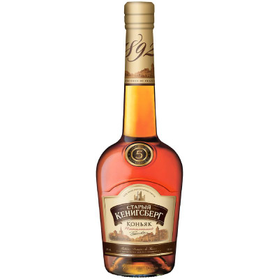 Изображение товара Коньяк Старый Кёнигсберг 5-летний российский 40%, 500мл