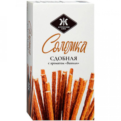 Изображение товара Соломка Жуковский Хлеб сдобная с ванилью, 200г