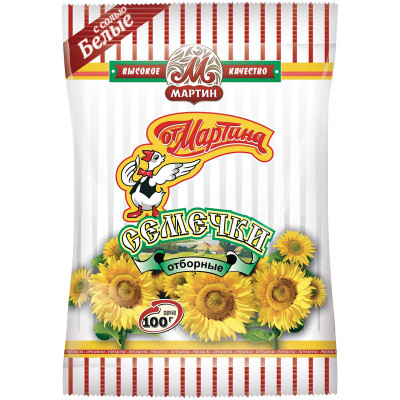 Изображение товара Семечки От Мартина белые солёные 100г