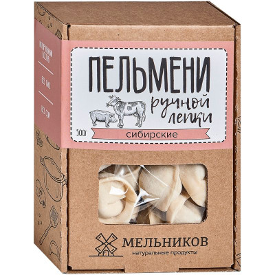 Изображение товара Пельмени Мельников Сибирские замороженные, 500г