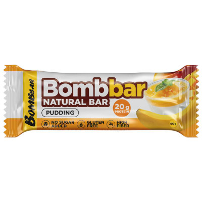 Изображение товара Батончик Bombbar Пудинг с ароматом манго и банана, 60г
