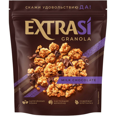 Изображение товара Гранола Extrasi с молочным шоколадом, 300г