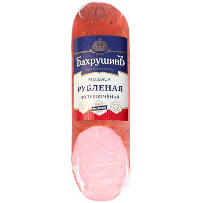 Изображение товара Колбаса Бахрушинъ Рубленая полукопчёная