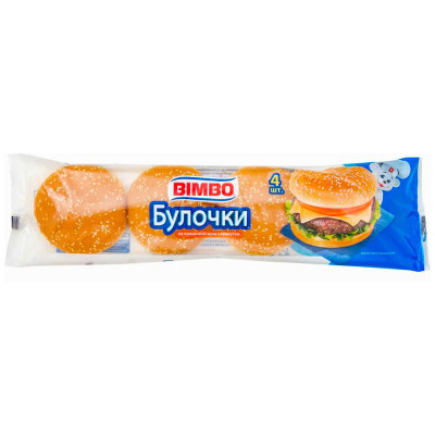 Изображение товара Булочки Bimbo из пшеничной муки с кунжутом, 240г