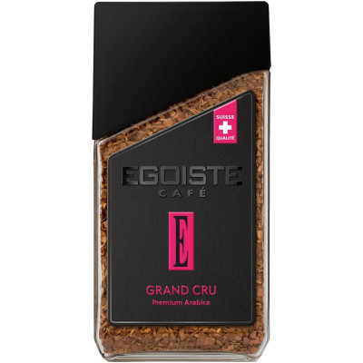 Изображение товара Кофе Egoiste Grand Cru натуральный растворимый сублимированный, 95г