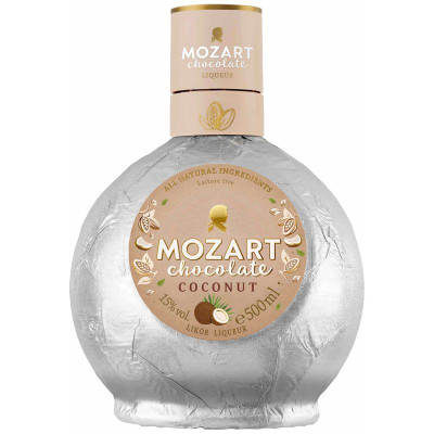 Изображение товара Ликер Mozart Chocolate Coconut эмульсионный 15%, 500мл