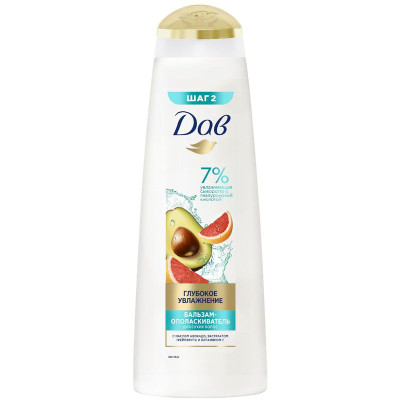 Изображение товара Бальзам-ополаскиватель Дав Глубокое увлажнение, 350мл