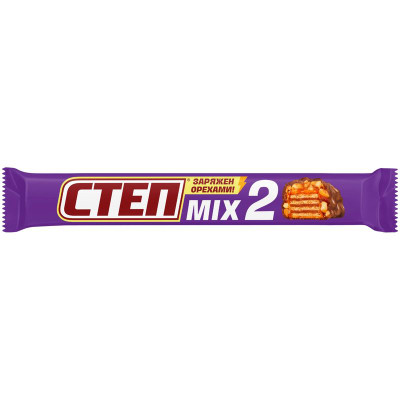 Изображение товара Конфеты Степ Mix вафельные, 80г