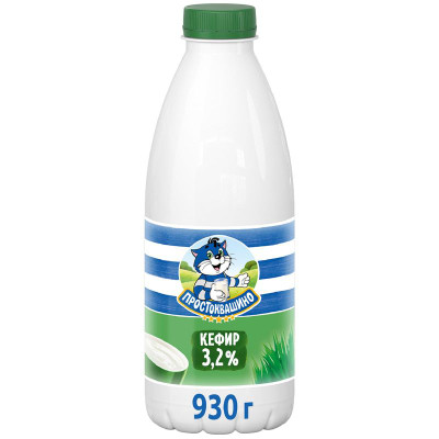Изображение товара Кефир Простоквашино 3.2%, 930г
