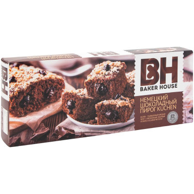 Изображение товара Пирог Baker House Kuсhen Немецкий шоколадный, 350г