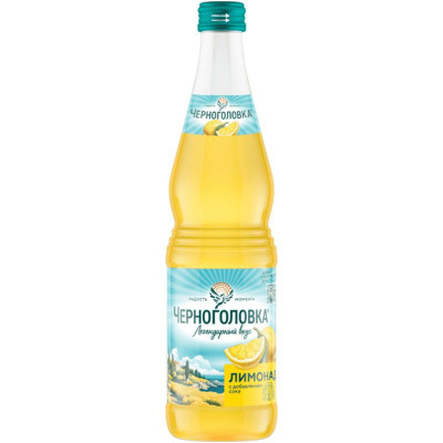 Изображение товара Лимонад газированный Черноголовка лимон, 500мл