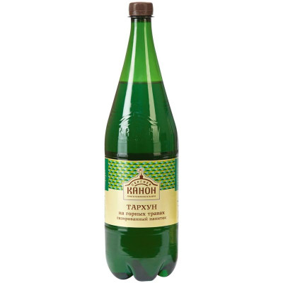 Изображение товара Напиток газированный Сергиев Канон Тархун на горных травах, 1.5л