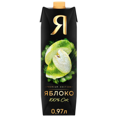 Изображение товара Сок Я Яблоко осветленный, 970мл