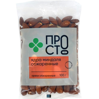 Изображение товара Ядра орехов миндаля обжаренные Пр!ст, 100г