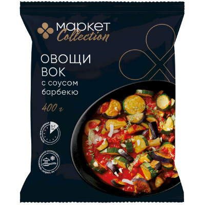 Изображение товара Овощи вок с соусом барбекю Market Collection, 400г