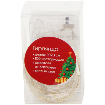 Изображение товара Гирлянда электрическая светодиодная Маркет, 1.02м