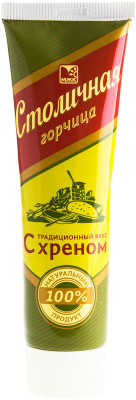 Изображение товара Горчица Столичная С хреном, 100г
