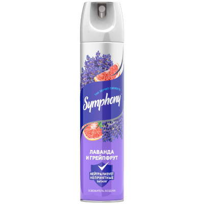 Изображение товара Освежитель воздуха Symphony Лаванда-грейпфрут, 300мл