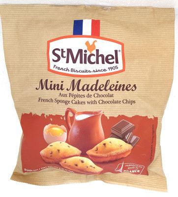 Изображение товара Бисквит StMichel Мадлен с кусочками шоколад французский традиционный, 175г