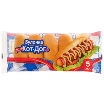 Изображение товара Булочка для хот дога Bimbo 5шт, 200г