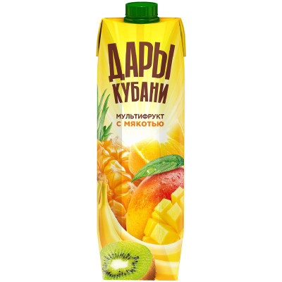 Изображение товара Нектар Дары Кубани мультифруктовый, 950мл