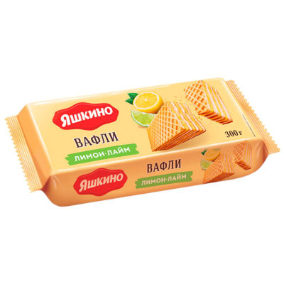 Изображение товара Вафли Яшкино лимон-лайм, 300г