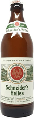 Изображение товара Пиво Schneider's Helles светлое фильтрованное непастеризованное 4.9%, 500мл