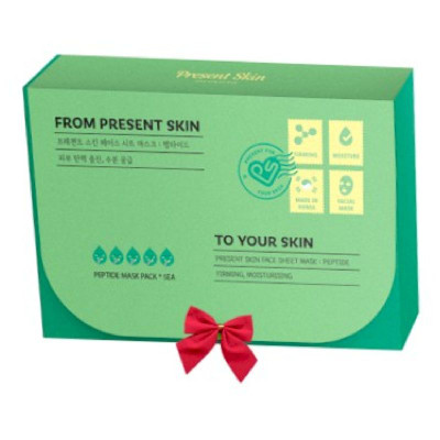 Изображение товара Набор масок для лица Present Skin с пептидами, 5шт
