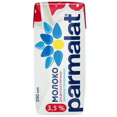 Изображение товара Молоко Parmalat Natura Premium питьевое ультрапастеризованное 3.5%, 200мл