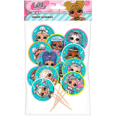 Изображение товара Набор шпажек ND Play для канапе и капкейков, 12шт