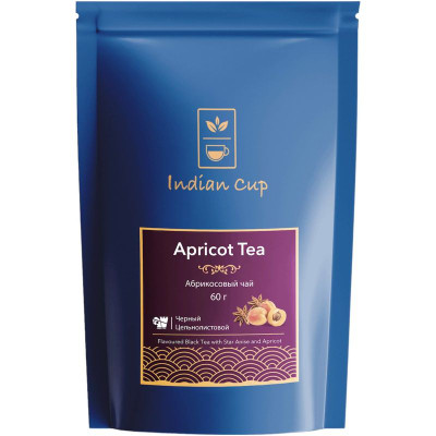 Изображение товара Чай Indian Cup Абрикосовый, 60г