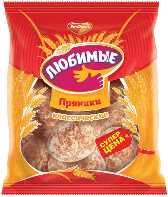 Изображение товара Пряники Любимые Классические, 400г