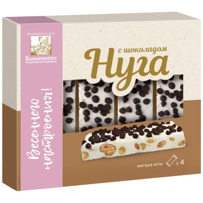 Изображение товара Нуга Коломчаночка с шоколадом, 140г