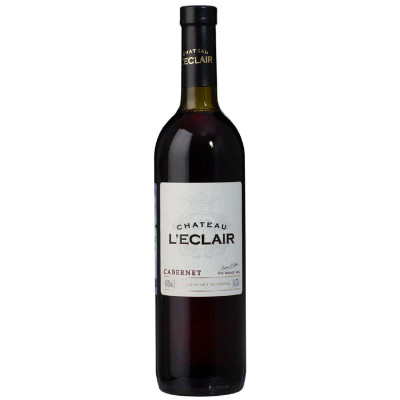 Изображение товара Вино Chateau l'Eclair Cabernet красное сухое 10%, 750мл
