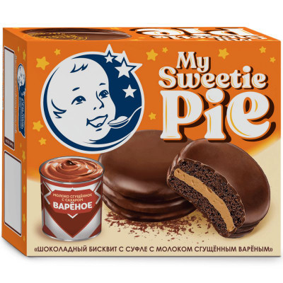 Изображение товара Бисквит Завод им. В.П.Пастухова My Sweetie Pie с какао, 60г