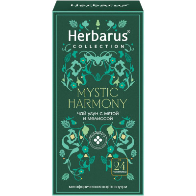 Изображение товара Чай Herbarus Mystic Harmony с мятой и мелиссой улун, 24х2г