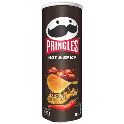 Изображение товара Чипсы Pringles картофельные с острым и пряным вкусом, 165г