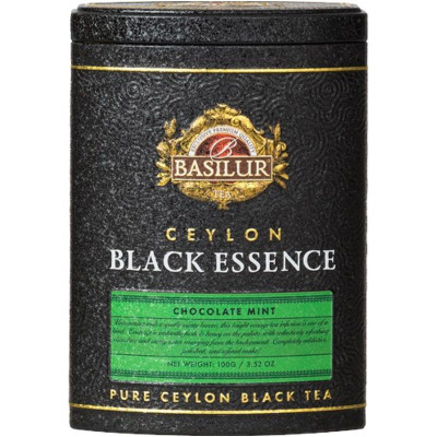 Изображение товара Чай Basilur Black Essence Chocolate Mint чёрный цейлонский листовой, 100г
