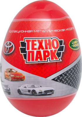 Изображение товара Машинка металлическая Технопарк в яйце в ассортименте