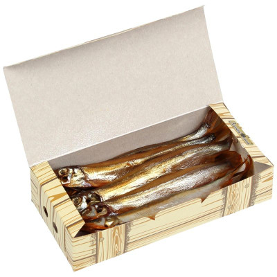 Изображение товара Мойва ЭкстраФиш с головой холодного копчения, 200г